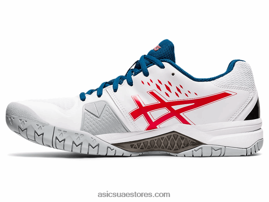 Asics أبيض / أحمر كلاسيكي جل شالنجر 12 2N24DJ1949