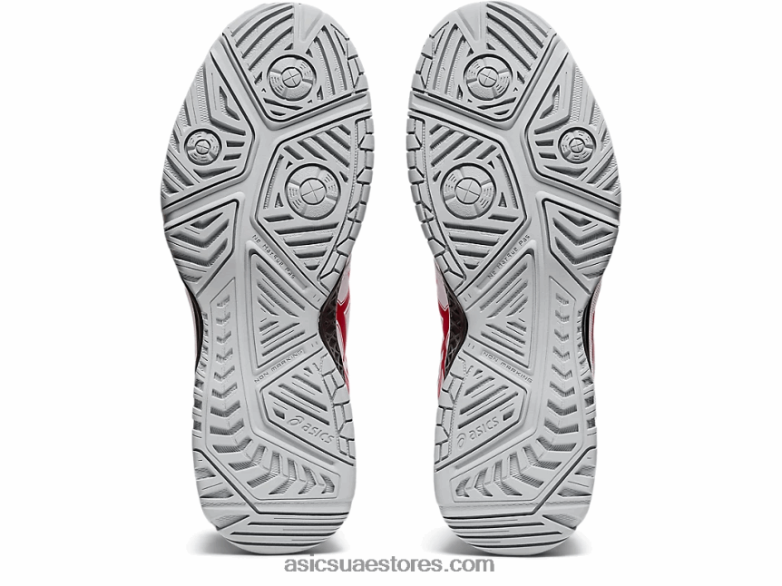 Asics أبيض / أحمر كلاسيكي جل شالنجر 12 2N24DJ1949