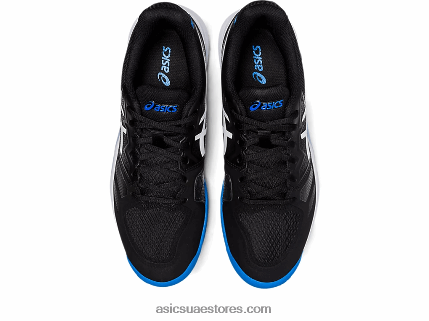 Asics أسود / أزرق كهربائي جل شالنجر 13 طين 2N24DJ1129