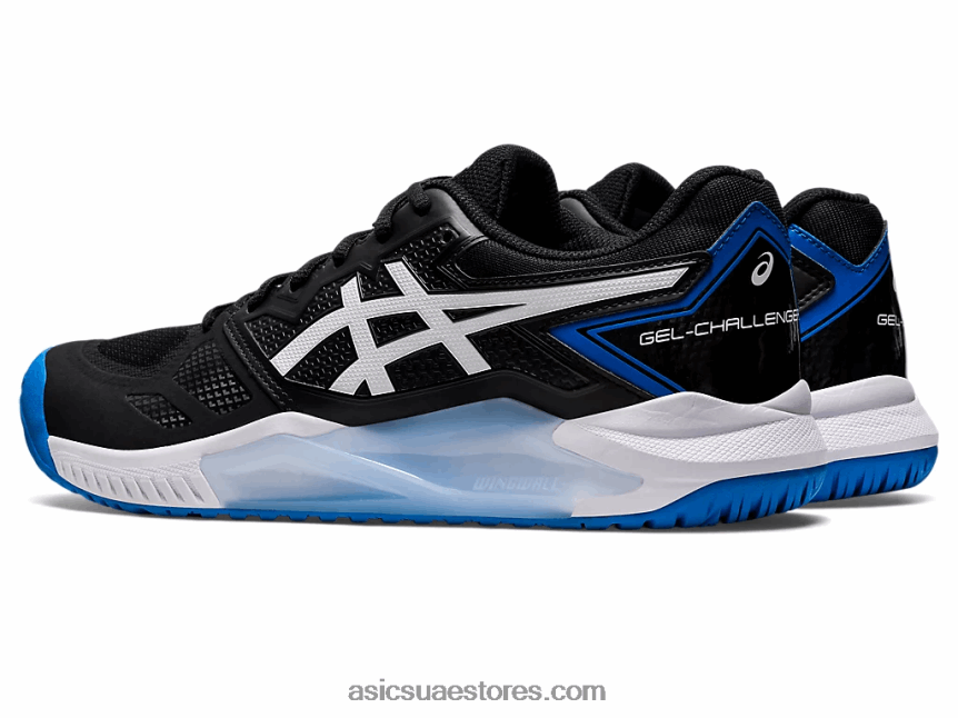 Asics أسود / أزرق كهربائي جل-تشالنجر 13 2N24DJ1163