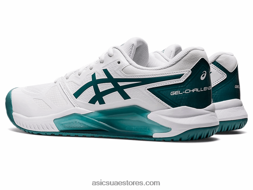 Asics أبيض / صنوبر مخملي جل-تشالنجر 13 2N24DJ1203