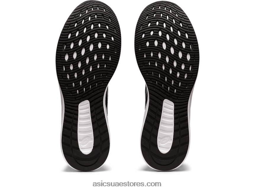 Asics أسود / أبيض باتريوت 13 واسع 2N24DJ1247