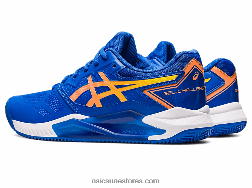 Asics تونة أزرق / خوخ شمس جل شالنجر 13 طين 2N24DJ138