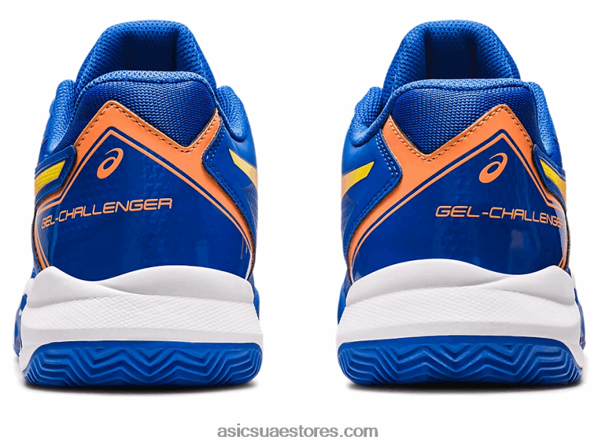 Asics تونة أزرق / خوخ شمس جل شالنجر 13 طين 2N24DJ138