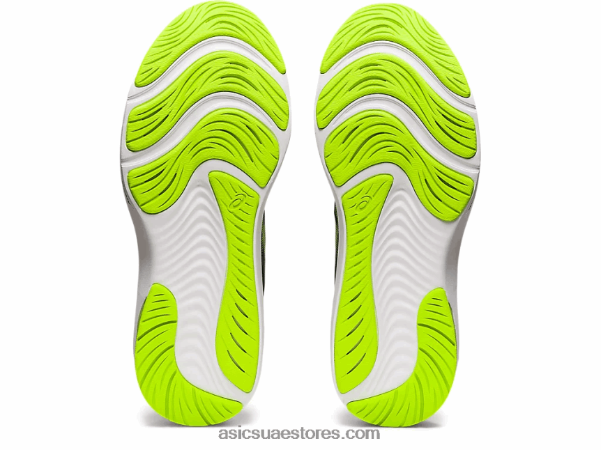 Asics أسود / أخضر خطر نبض هلام 13 2N24DJ1495