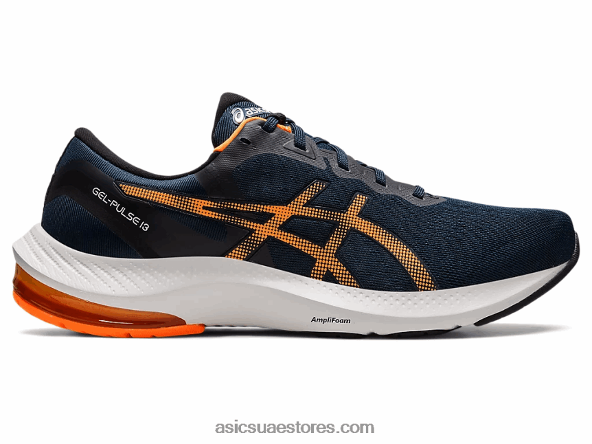 Asics الأزرق الفرنسي / البرتقالي المروّع نبض هلام 13 2N24DJ1530