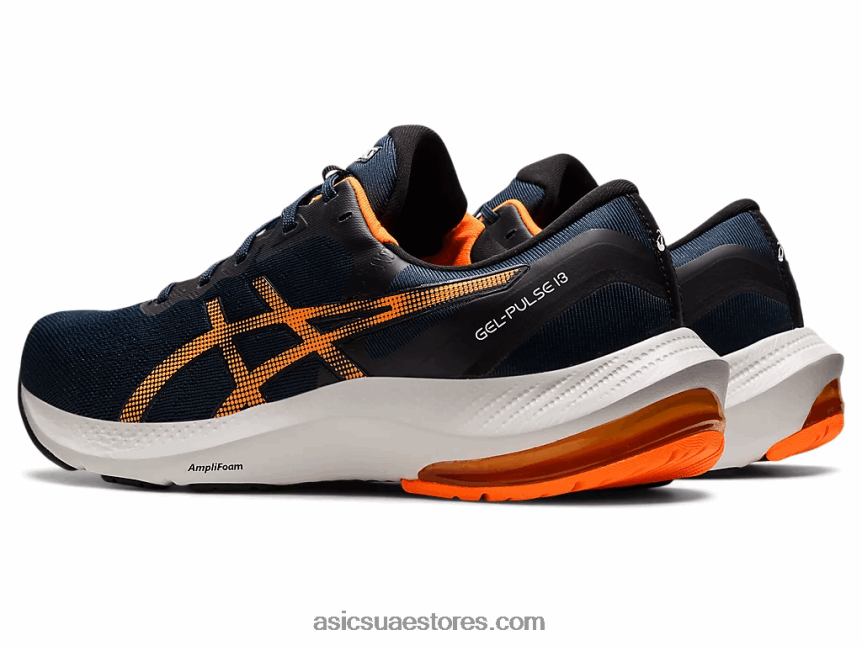 Asics الأزرق الفرنسي / البرتقالي المروّع نبض هلام 13 2N24DJ1530