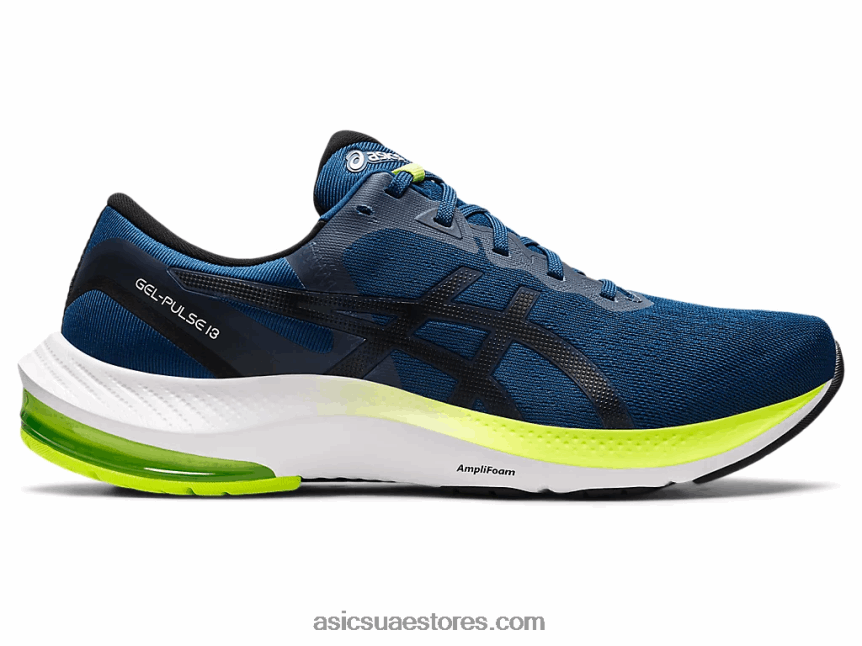 Asics ماكو أزرق / أسود نبض هلام 13 2N24DJ1532