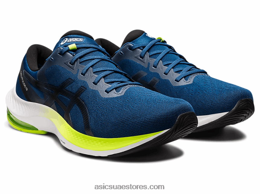 Asics ماكو أزرق / أسود نبض هلام 13 2N24DJ1532