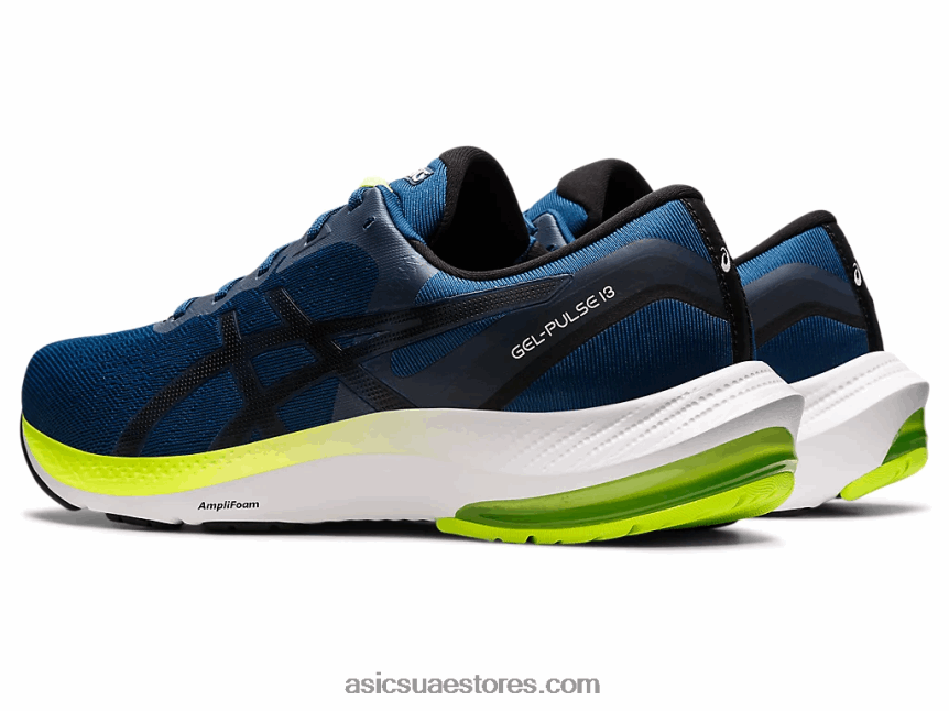 Asics ماكو أزرق / أسود نبض هلام 13 2N24DJ1532