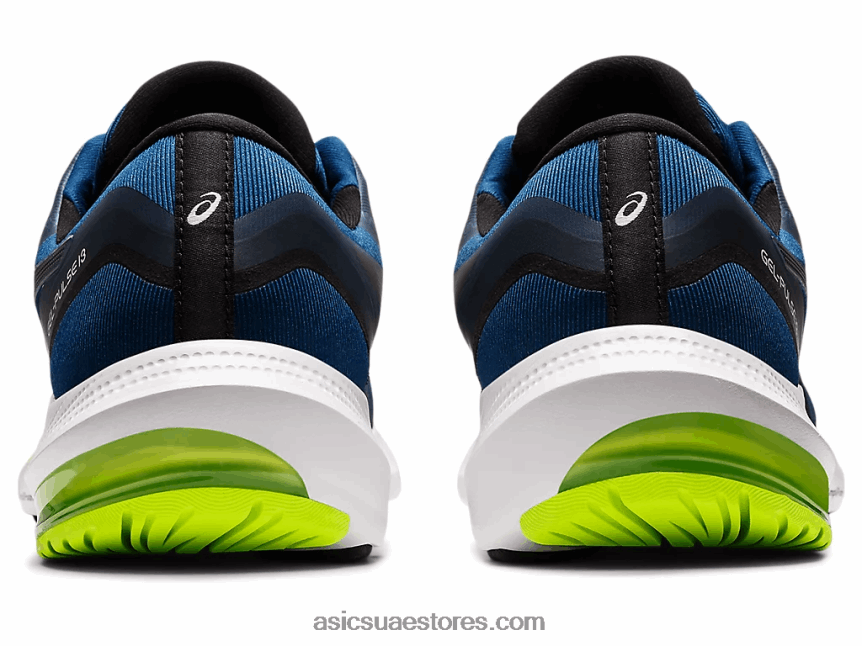 Asics ماكو أزرق / أسود نبض هلام 13 2N24DJ1532