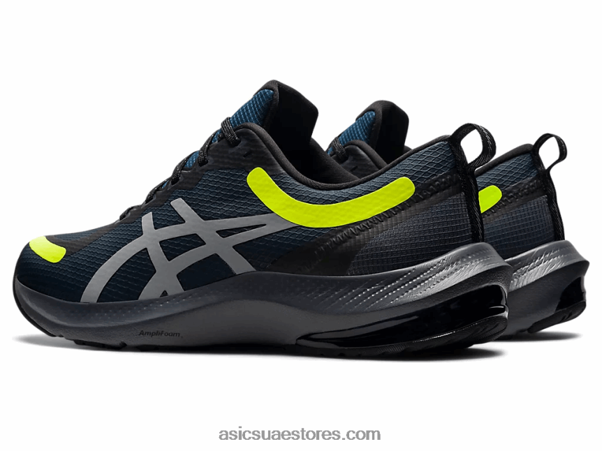 Asics أزرق فرنسي / أصفر أمان جل نبض 13 مخرز 2N24DJ1647
