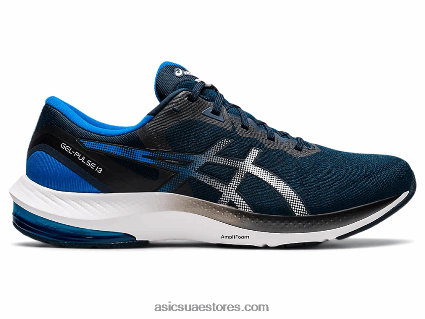 Asics أزرق فرنسي / أبيض نبض هلام 13 2N24DJ1717