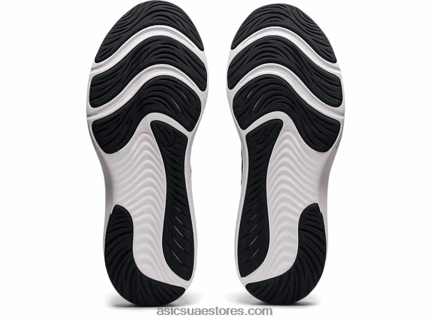 Asics أسود / أبيض نبض هلام 13 2N24DJ1719