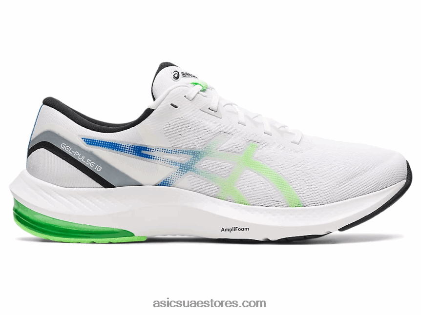 Asics أبيض / الجير مشرق نبض هلام 13 2N24DJ1727