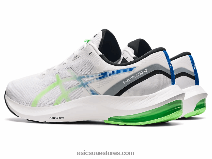Asics أبيض / الجير مشرق نبض هلام 13 2N24DJ1727