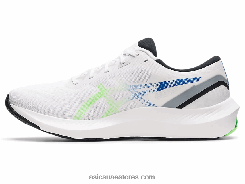 Asics أبيض / الجير مشرق نبض هلام 13 2N24DJ1727