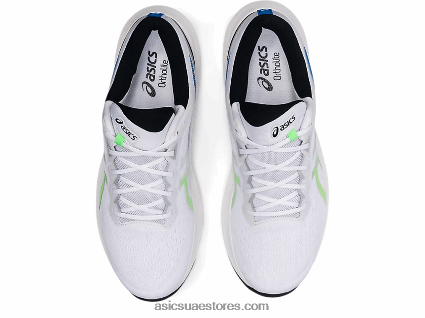Asics أبيض / الجير مشرق نبض هلام 13 2N24DJ1727