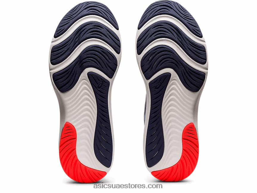 Asics بيدمونت الرمادي / الرعد الأزرق نبض هلام 13 2N24DJ1762