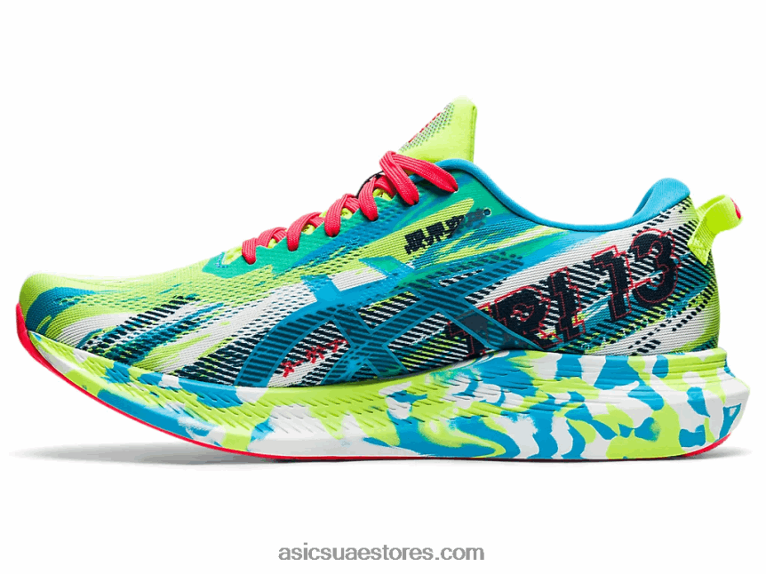 Asics خطر أخضر / أكوا رقمي نوسا ثلاثي 13 2N24DJ1908