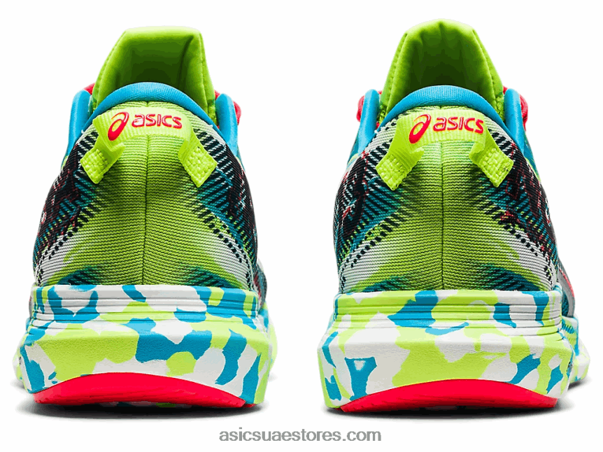 Asics خطر أخضر / أكوا رقمي نوسا ثلاثي 13 2N24DJ1908