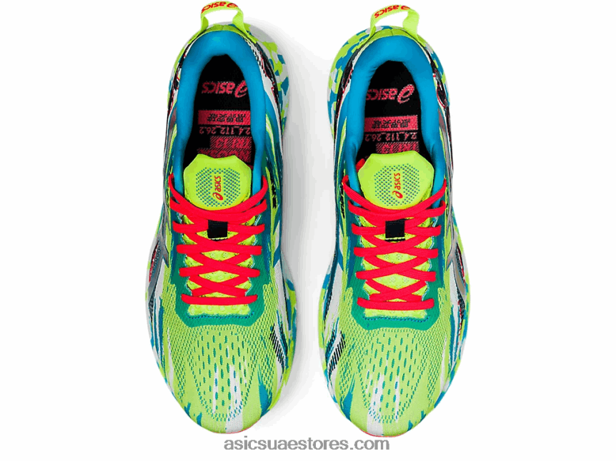 Asics خطر أخضر / أكوا رقمي نوسا ثلاثي 13 2N24DJ1908