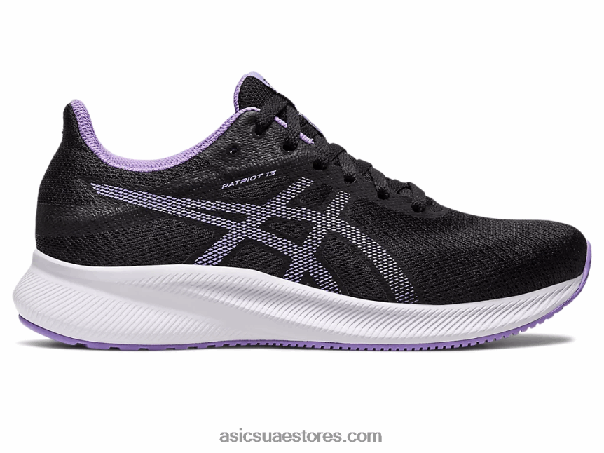 Asics أسود / بنفسجي رقمي باتريوت 13 2N24DJ2536