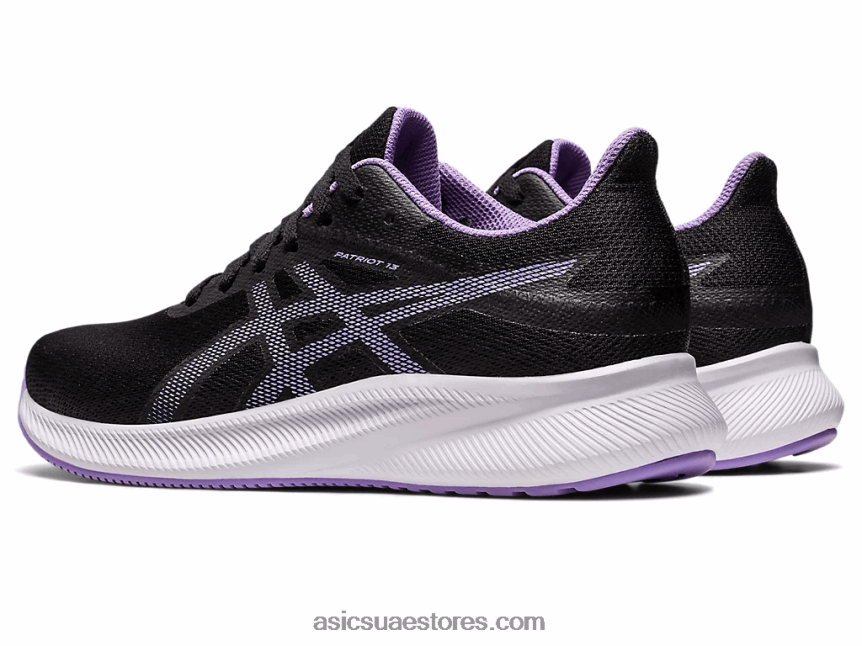 Asics أسود / بنفسجي رقمي باتريوت 13 2N24DJ2536