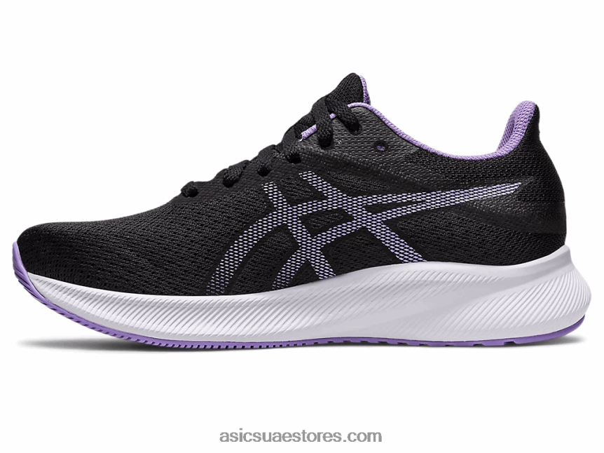 Asics أسود / بنفسجي رقمي باتريوت 13 2N24DJ2536