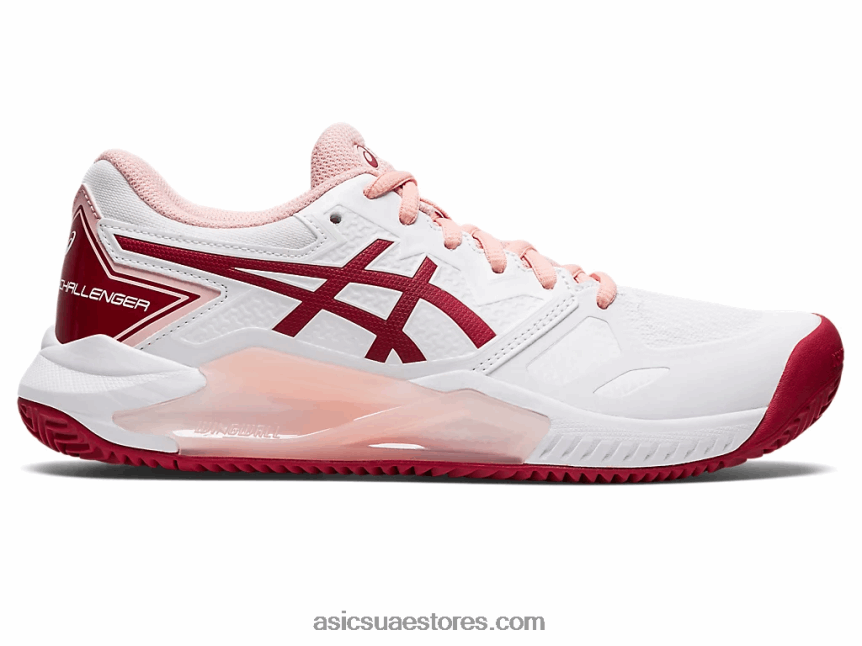 Asics أبيض / توت بري جل شالنجر 13 طين 2N24DJ2804