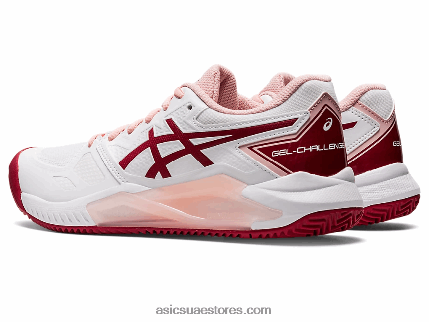 Asics أبيض / توت بري جل شالنجر 13 طين 2N24DJ2804