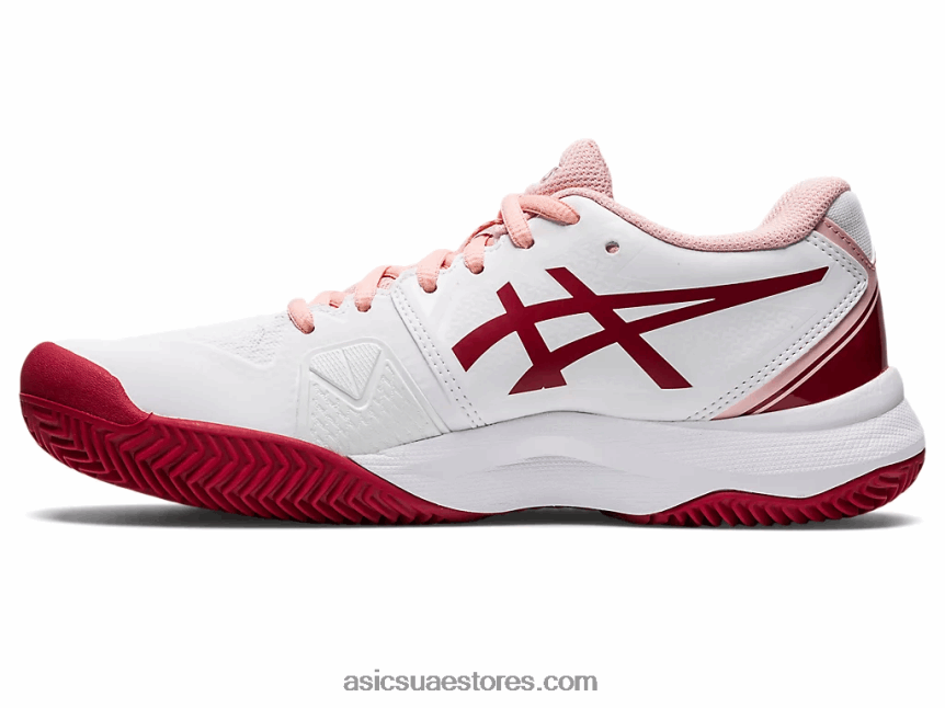 Asics أبيض / توت بري جل شالنجر 13 طين 2N24DJ2804