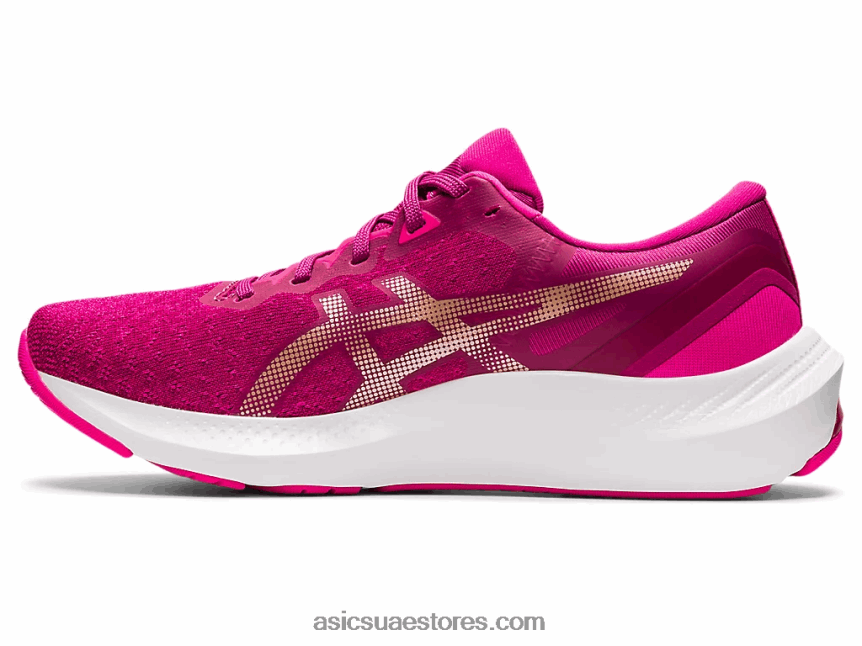 Asics الفوشيه الأحمر / الشمبانيا نبض هلام 13 2N24DJ3324