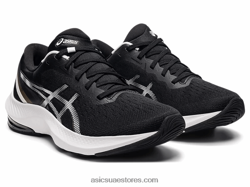 Asics أسود / أبيض نبض هلام 13 2N24DJ3353