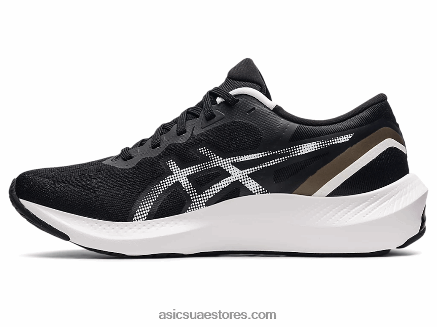 Asics أسود / أبيض نبض هلام 13 2N24DJ3353