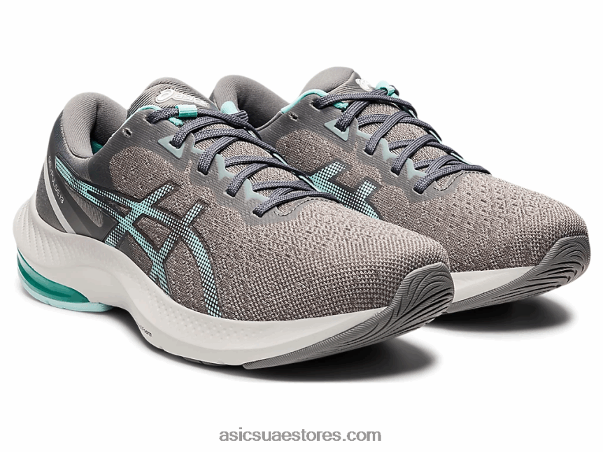 Asics كلاي رمادي / أزرق واضح نبض هلام 13 2N24DJ3439