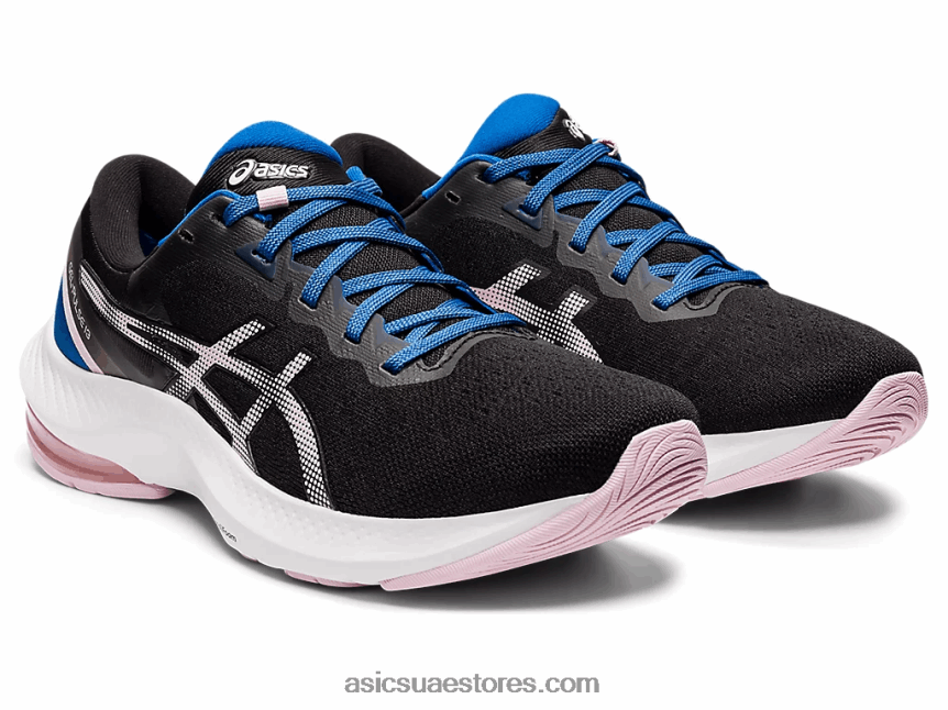 Asics أسود / بالكاد ارتفع نبض هلام 13 2N24DJ3509