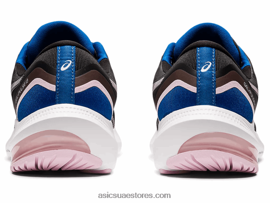 Asics أسود / بالكاد ارتفع نبض هلام 13 2N24DJ3509