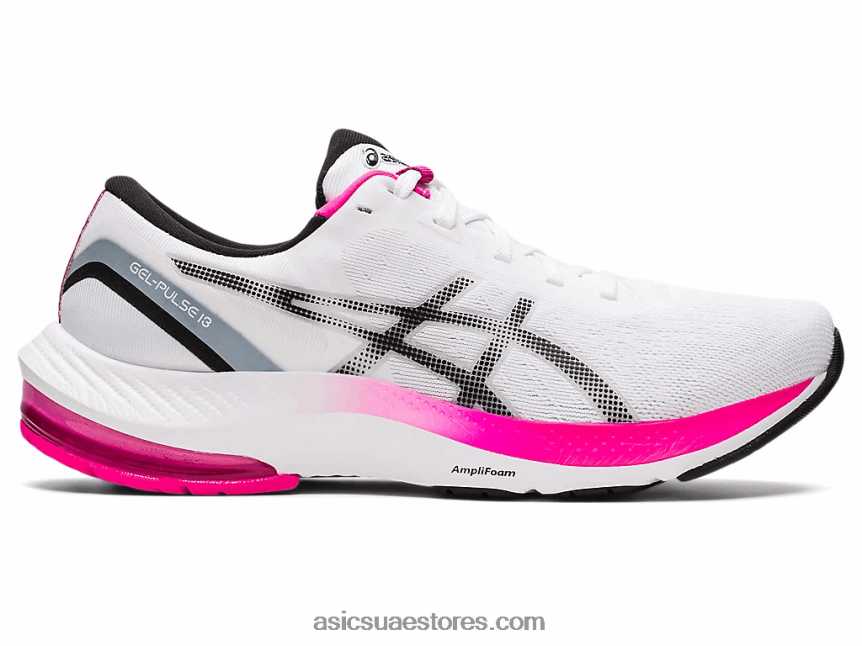 Asics أبيض أسود نبض هلام 13 2N24DJ3518