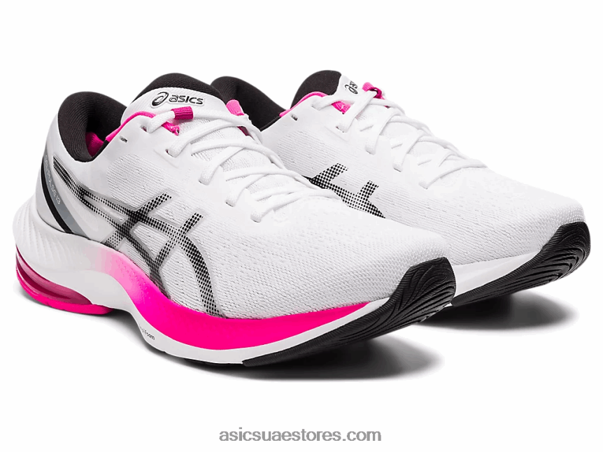 Asics أبيض أسود نبض هلام 13 2N24DJ3518