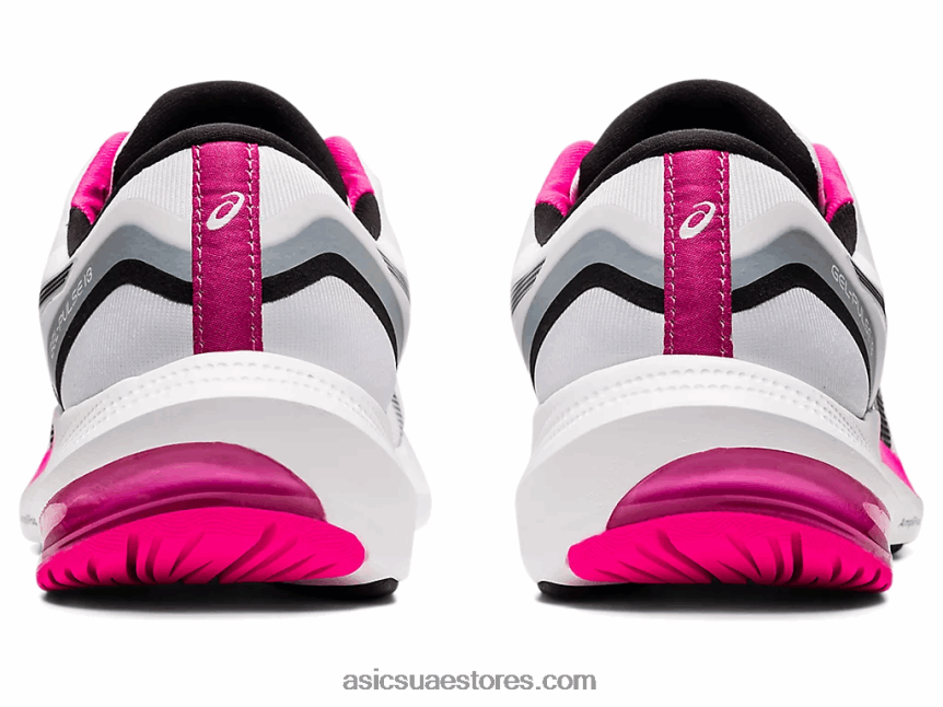 Asics أبيض أسود نبض هلام 13 2N24DJ3518