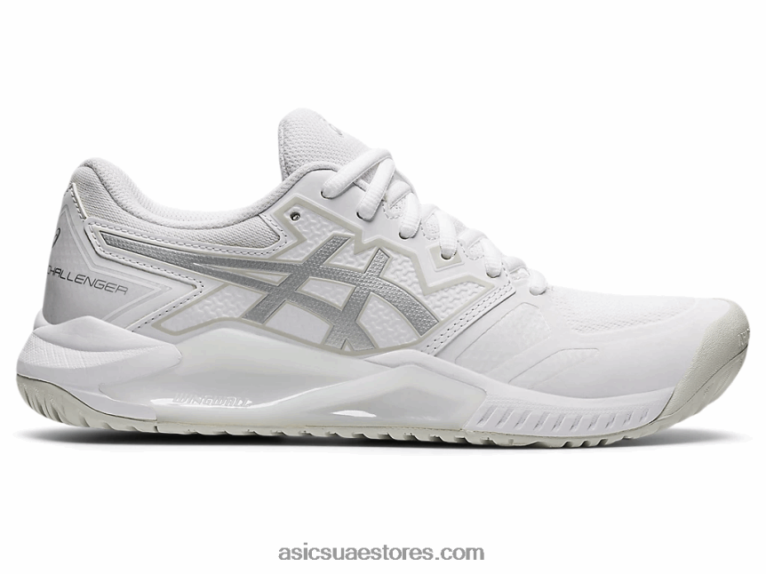 Asics أبيض / فضي نقي جل-تشالنجر 13 2N24DJ3554