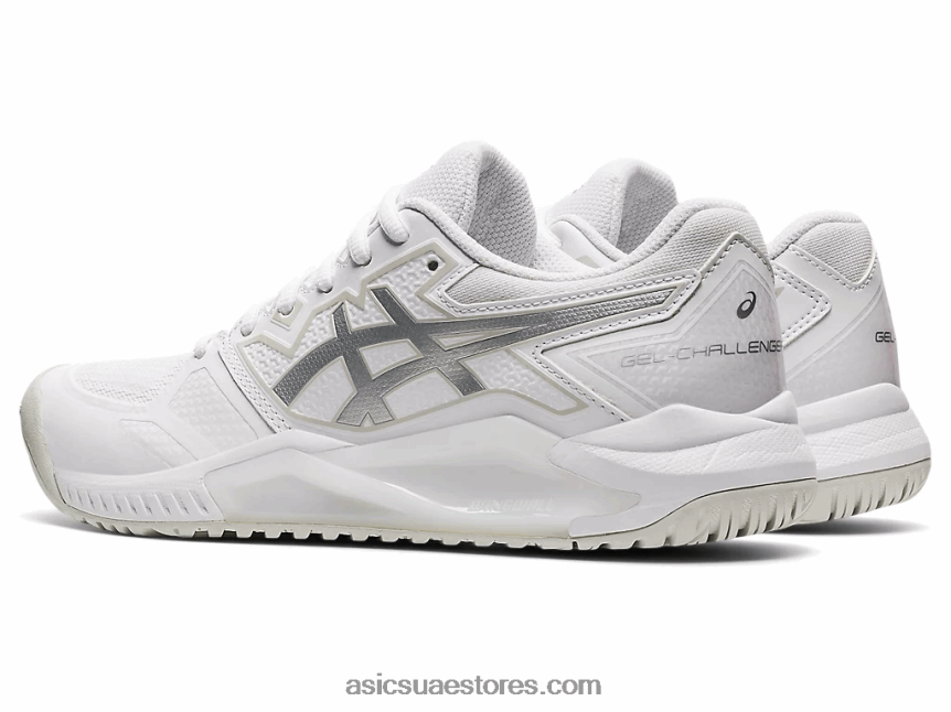 Asics أبيض / فضي نقي جل-تشالنجر 13 2N24DJ3554