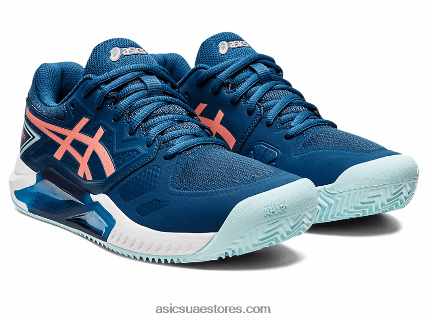 Asics نيلي فاتح / جوافة جل شالنجر 13 طين 2N24DJ3605