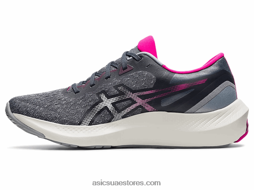 Asics الناقل رمادي / أبيض نبض هلام 13 2N24DJ3727