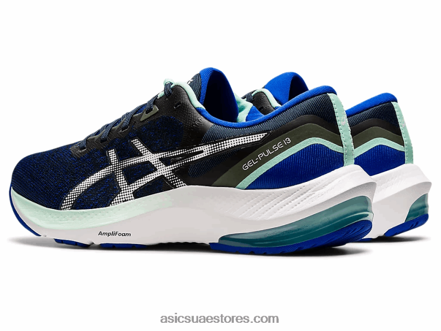Asics أزرق فرنسي / أبيض نبض هلام 13 2N24DJ3728