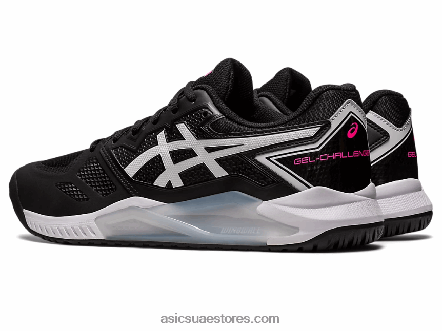 Asics أسود / وردي ساخن جل-تشالنجر 13 2N24DJ406