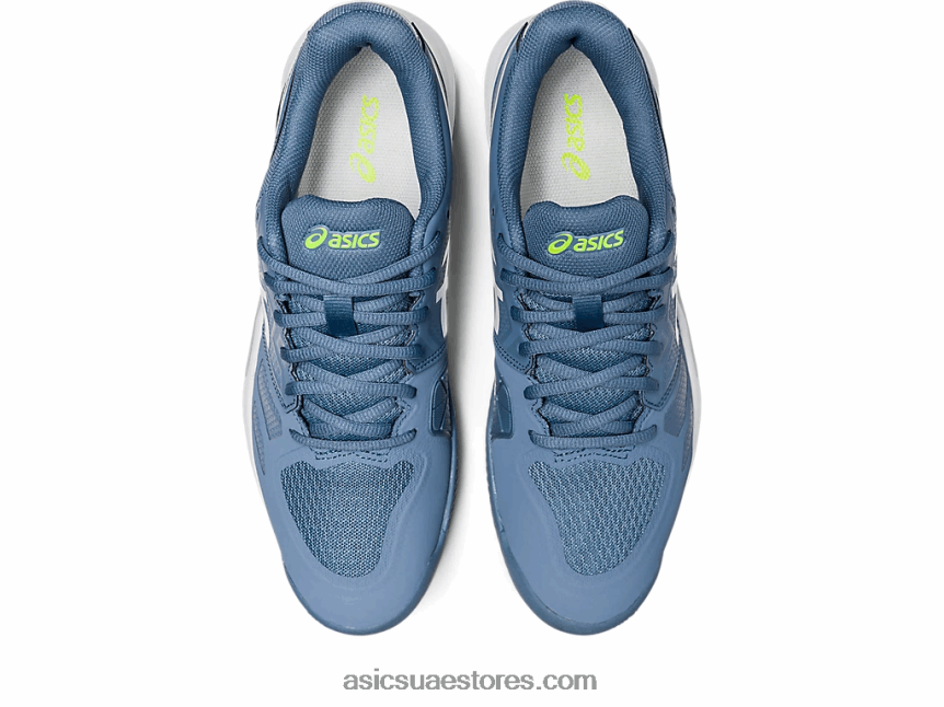 Asics أزرق صلب / أبيض جل شالنجر 13 طين 2N24DJ430