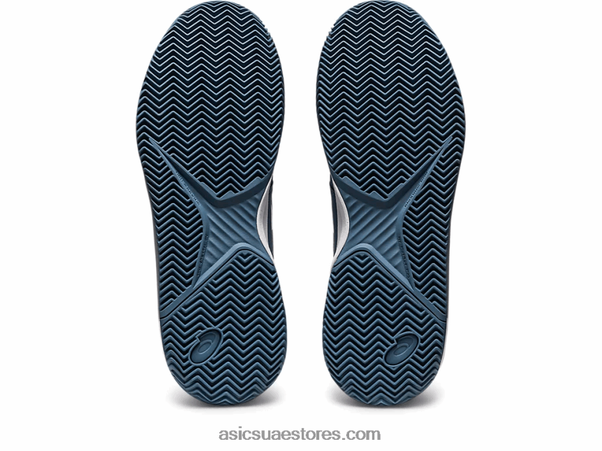 Asics أزرق صلب / أبيض جل شالنجر 13 طين 2N24DJ430