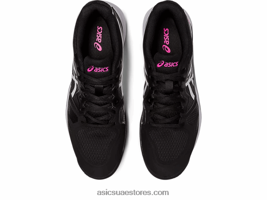 Asics أسود / وردي ساخن جل شالنجر 13 طين 2N24DJ553